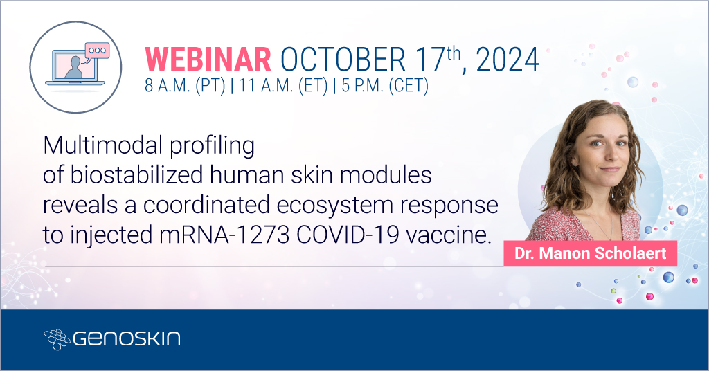 Genoskin webinar October 2024 Dr. Manon Scholaert