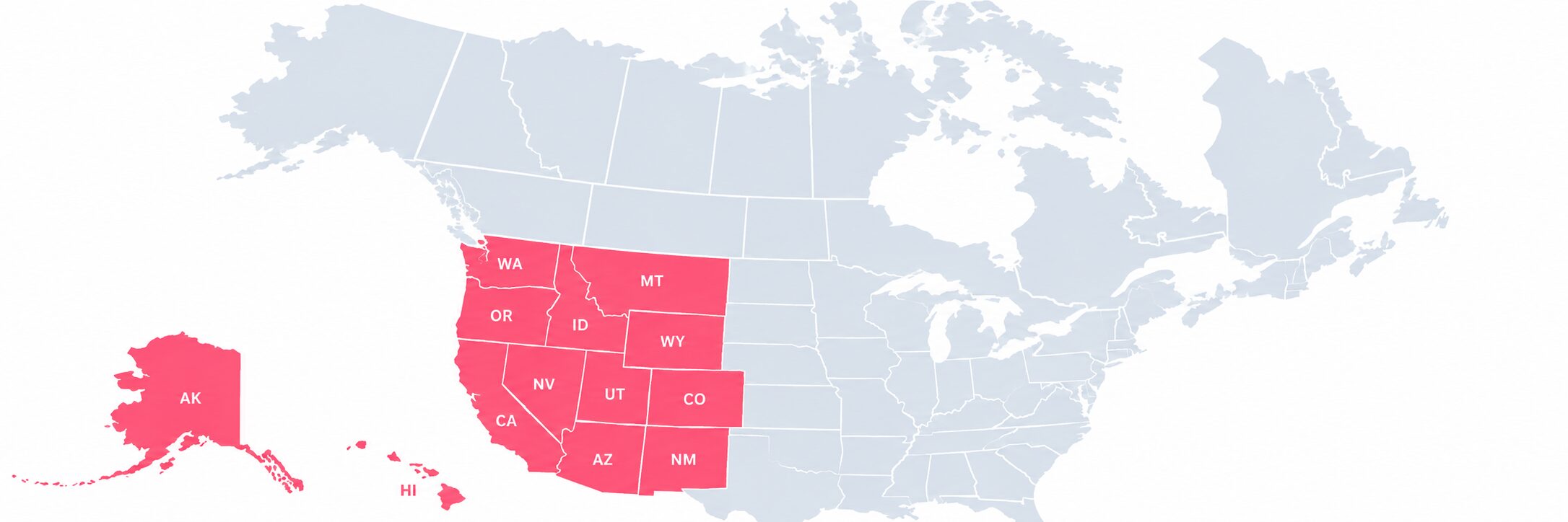 West Coast and Mountain territory
