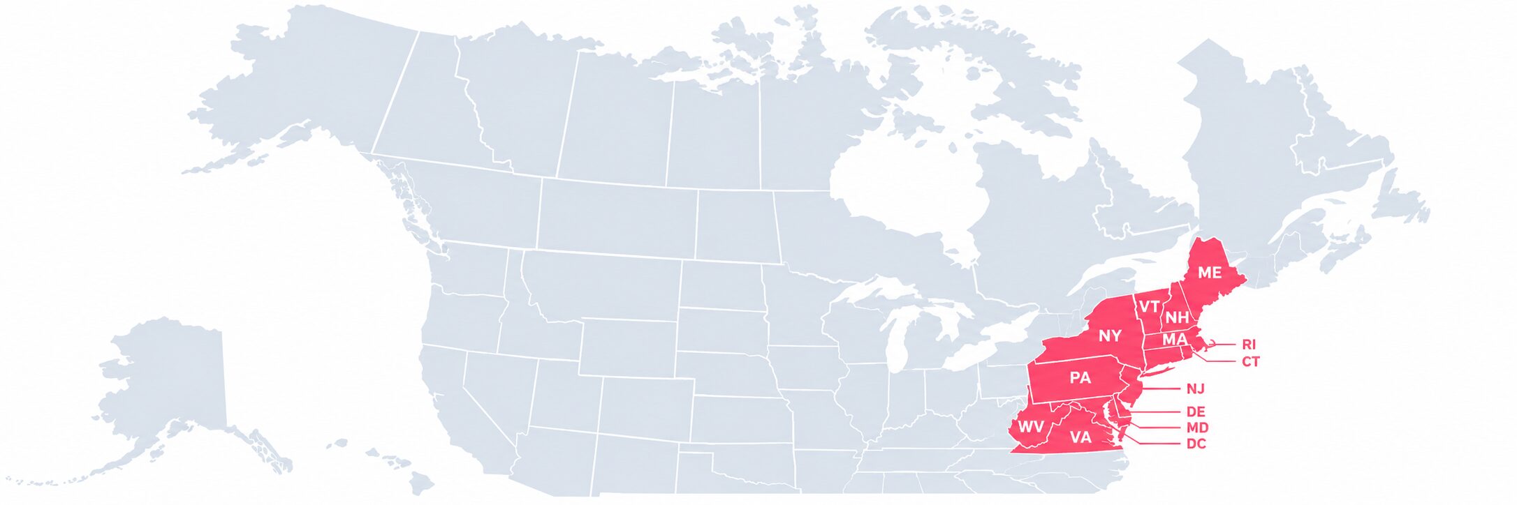 Northeast and Mid-Atlantic territory